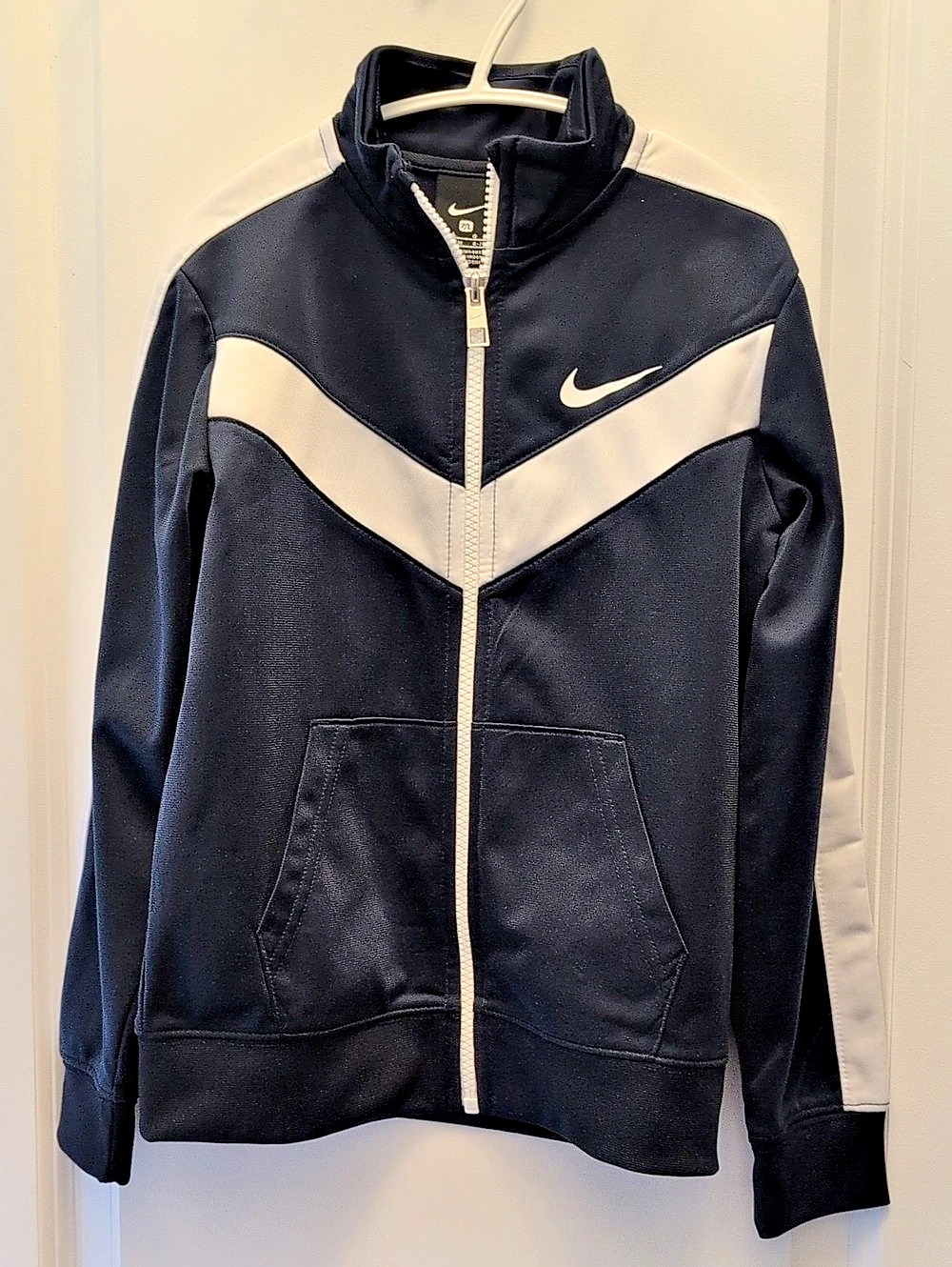 Nike Kids Chevron Track Jacket Color Block Boys 6-7Y